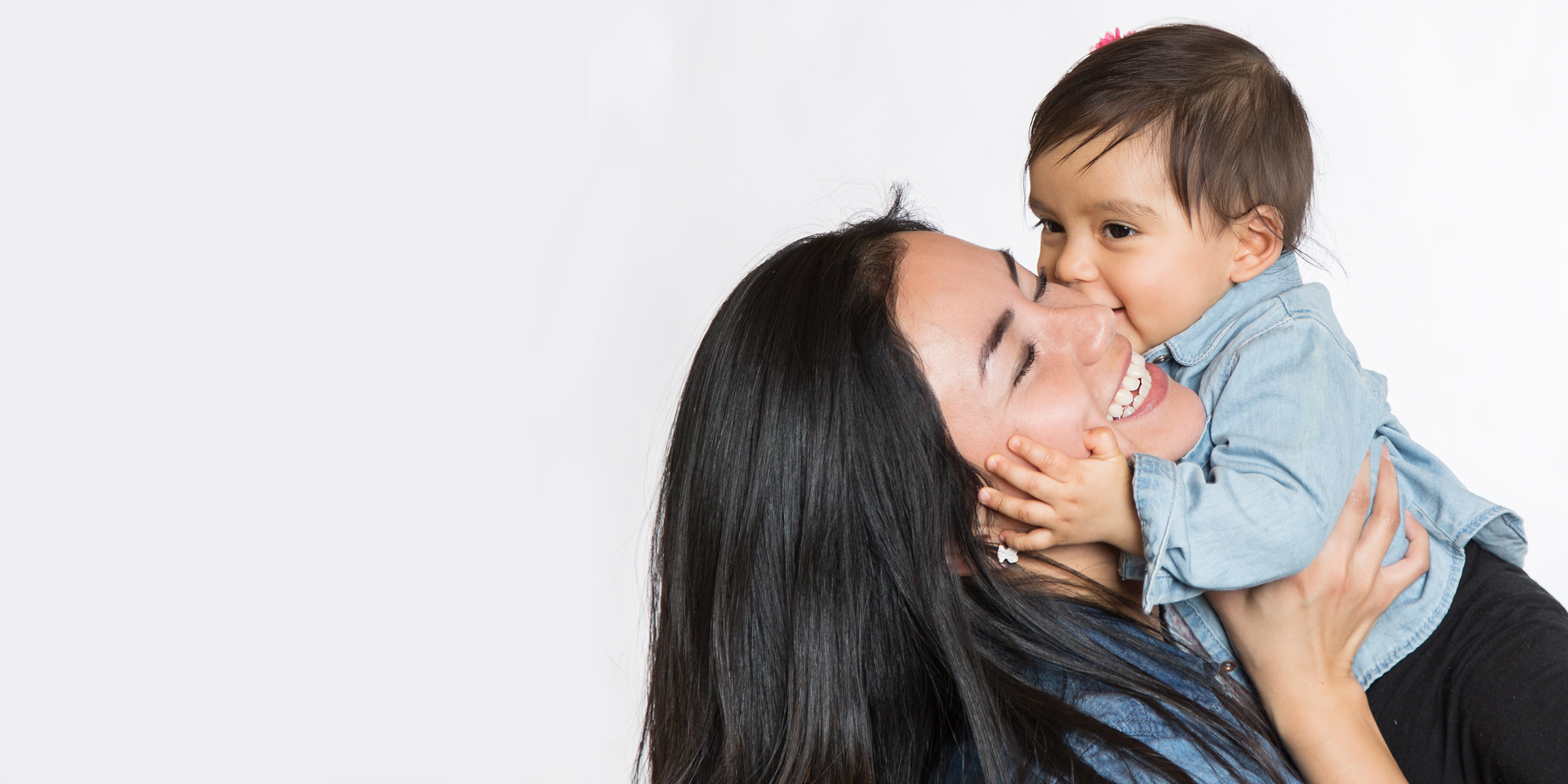 Mom Ana Karen holding baby
