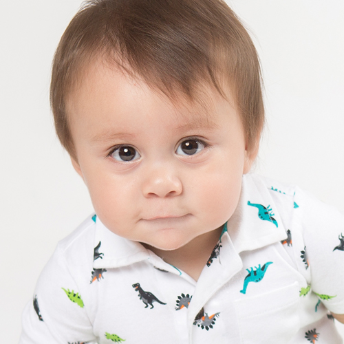 Baby Jack looking at camera