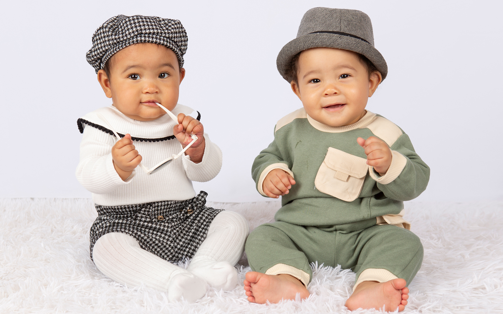 Babies Juelz and Jewel