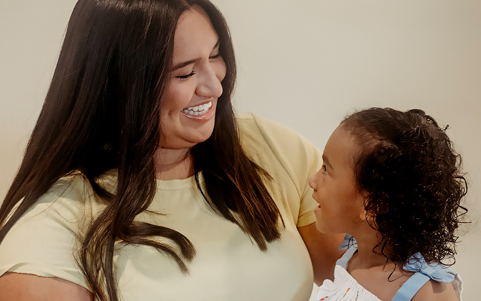 Mom Sophia with daughter Lila