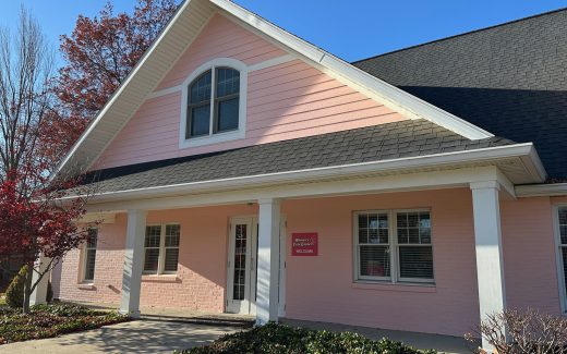 pink building