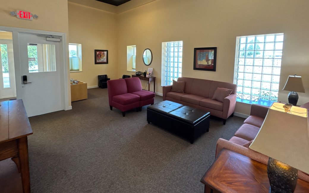 reception waiting area